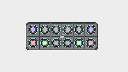 12 Button Blink/Aim Key Panel