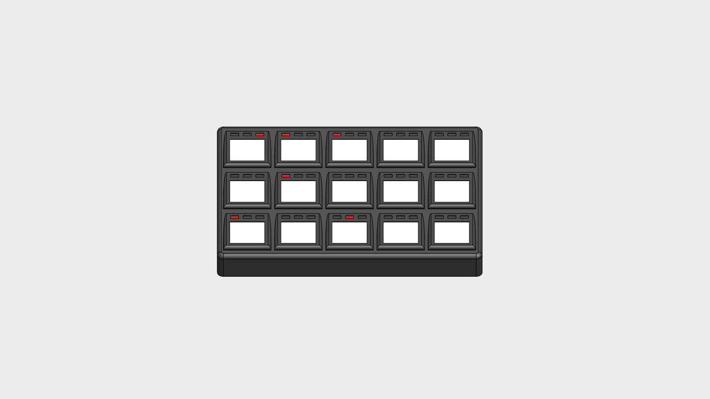 MoTeC 12 Button Keypad Mockup Panel