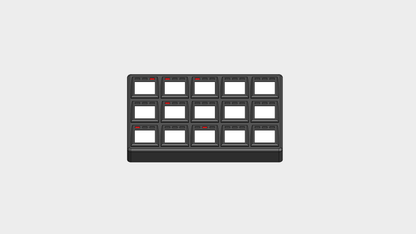 MoTeC 12 Button Keypad Mockup Panel