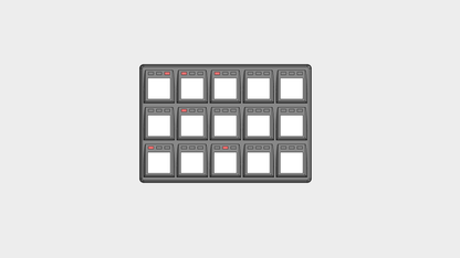 MoTeC 12 Button Keypad Mockup Panel