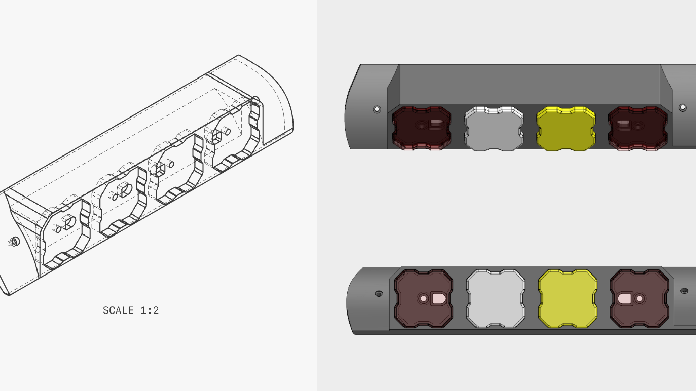 GMT800 3rd Brake Light Housing (Diode Dynamics)